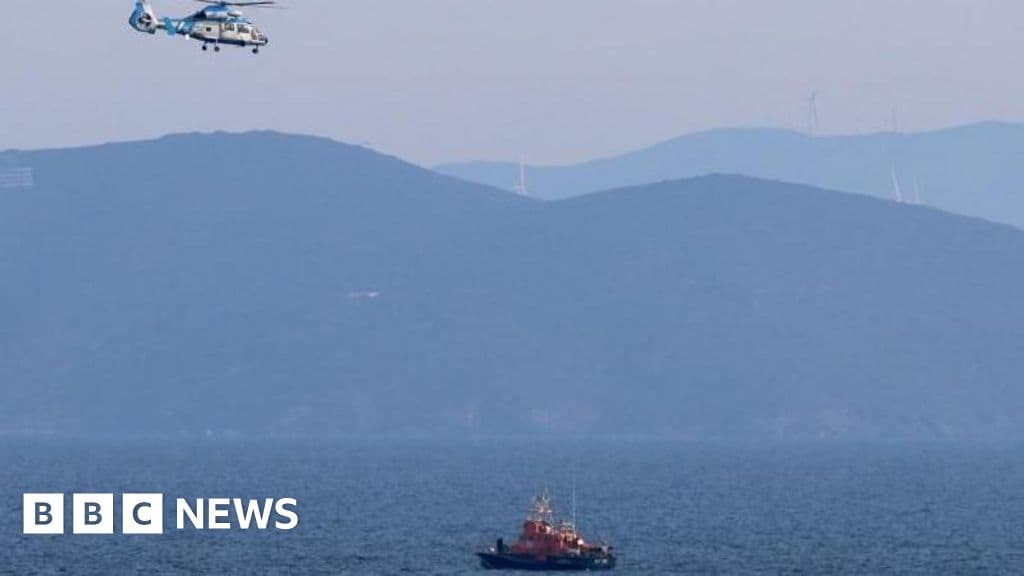 A gritty, moody illustration of a stormy dark sea with a small, fragile paper boat floating alone, ominous grey clouds above, simple style, highly contrasted, depressing atmosphere.