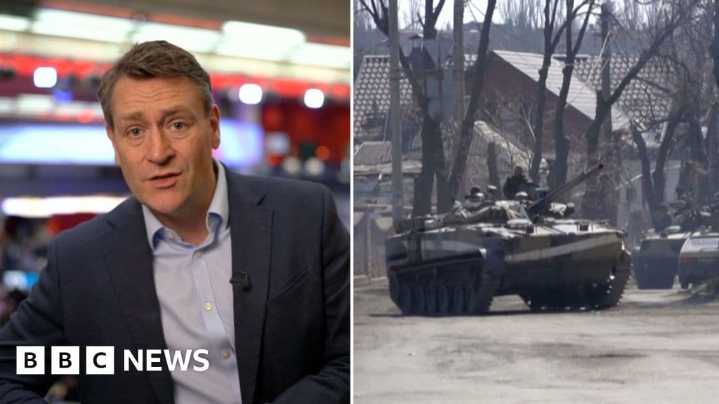 A wide-angle, satirical oil painting of a cold, cavernous diplomatic hall. Three tiny men in suits sit at an impossibly long, triangular golden table. The room is filled with mountains of paperwork and empty champagne bottles. Outside the tall windows, a blurry, chaotic world is ignored. The style is sophisticated yet mocking, like a modern Hogarth.