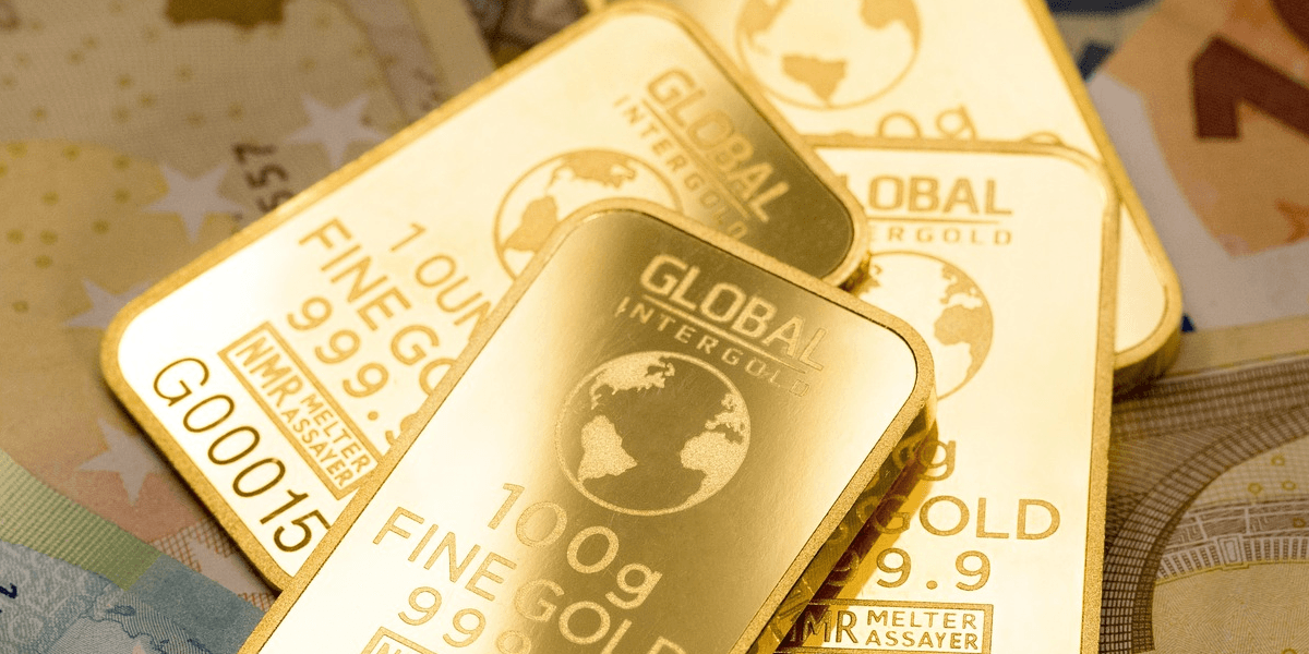 A hyper-realistic image of a melting 24-carat gold bar shaped like a human skull, sitting on a cracked digital financial ticker displaying 'AED 573.75', with the Burj Khalifa shimmering in a dusty, heat-warped desert background, cinematic lighting, acidic atmosphere.