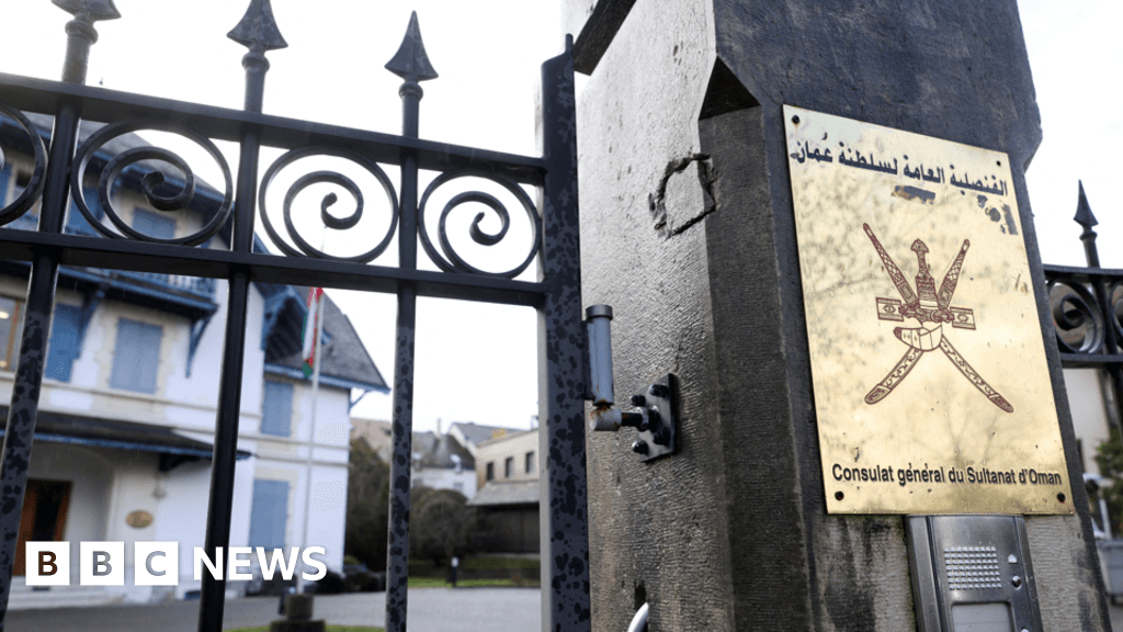 A dimly lit, dusty negotiation room with a large empty table. On the table is a single piece of paper with the words 'BLAH BLAH BLAH' written on it in fancy calligraphy. There are empty chairs and a feeling of abandonment and boredom. Photorealistic style.