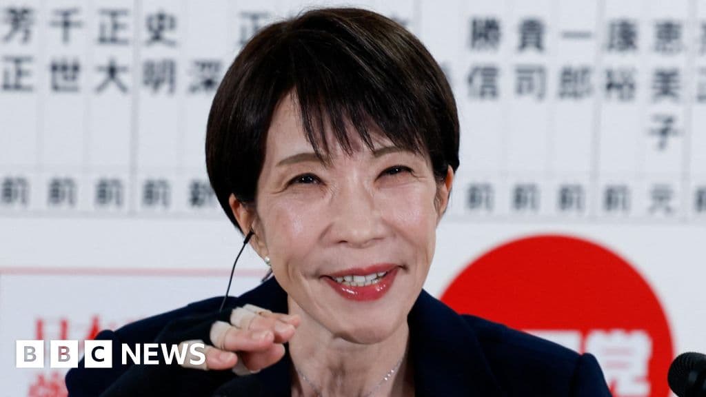 A highly cynical editorial illustration in a bleak, satirical style. Depict a massive, golden stock market chart arrow shooting upwards, piercing through the roof of a traditional Japanese house. Inside the house, an ordinary family looks tired and indifferent, eating a meager meal, while fat businessmen in suits celebrate with champagne on top of the golden arrow. The background is a grey, industrial Tokyo skyline. The mood is ironic and contrasting—wealth for the few, stagnation for the many.