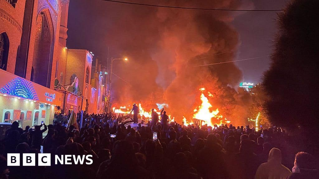 A highly stylized, cynical editorial illustration showing a person drowning in a dark ocean, reaching up towards a hand coming from the clouds. The hand from the clouds is holding an anchor instead of a life preserver. The art style should be gritty, textured, and satirical, similar to political cartoons in The New Yorker but darker.