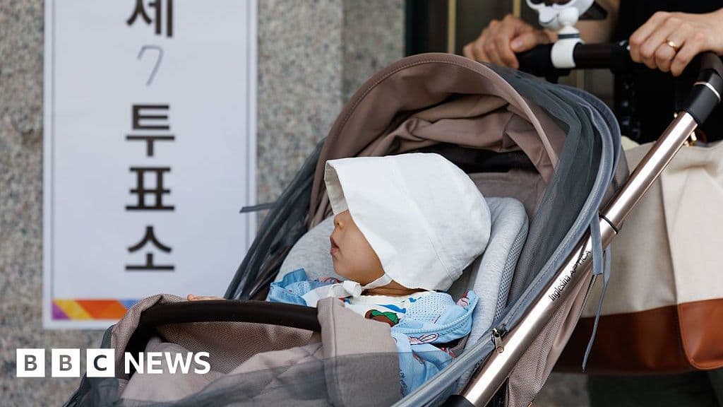 A gritty, cynical political cartoon style illustration showing a shipping container sitting in a desolate rural field. The container has a label that says 'FRAGILE' and a pink bow, implying it contains a mail-order bride. The sky is grey and gloomy. The art style should be rough and hand-drawn.