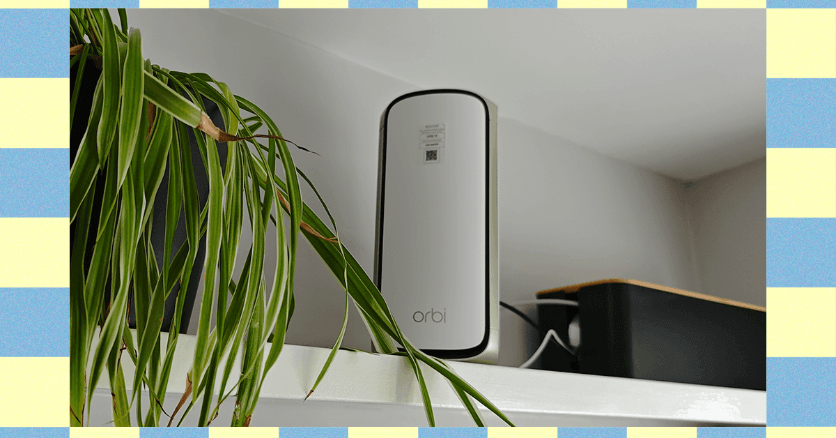 A hyper-realistic, cynical depiction of a person in a dark, cluttered futuristic apartment kneeling in front of a glowing, cheap plastic Wi-Fi router as if praying. The router is surrounded by tangled black cables that look like vines. The person's face is illuminated only by the harsh, flickering green light of the router, showing an expression of total despair. In the background, 'Smart' appliances are visible but useless, and the atmosphere is heavy with digital decay and technological claustrophobia.