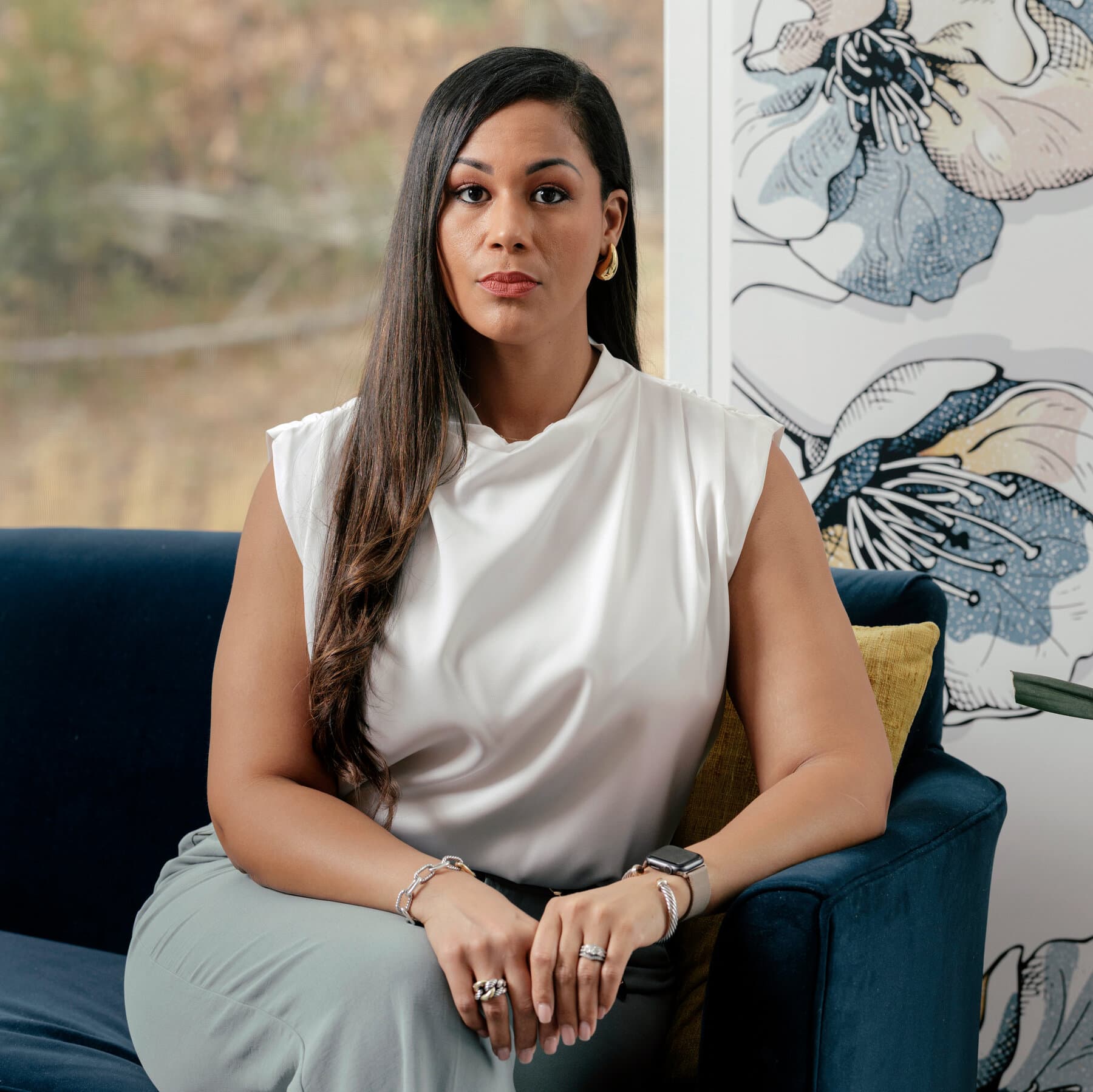 A cynical, high-contrast digital illustration of an elderly person clutching a credit card while two younger people in sharp suits hover behind them, one holding a magnifying glass over the person's bank statement and the other reaching for their wallet. The background is a crumbling, golden Victorian house. Dark, satirical atmosphere.