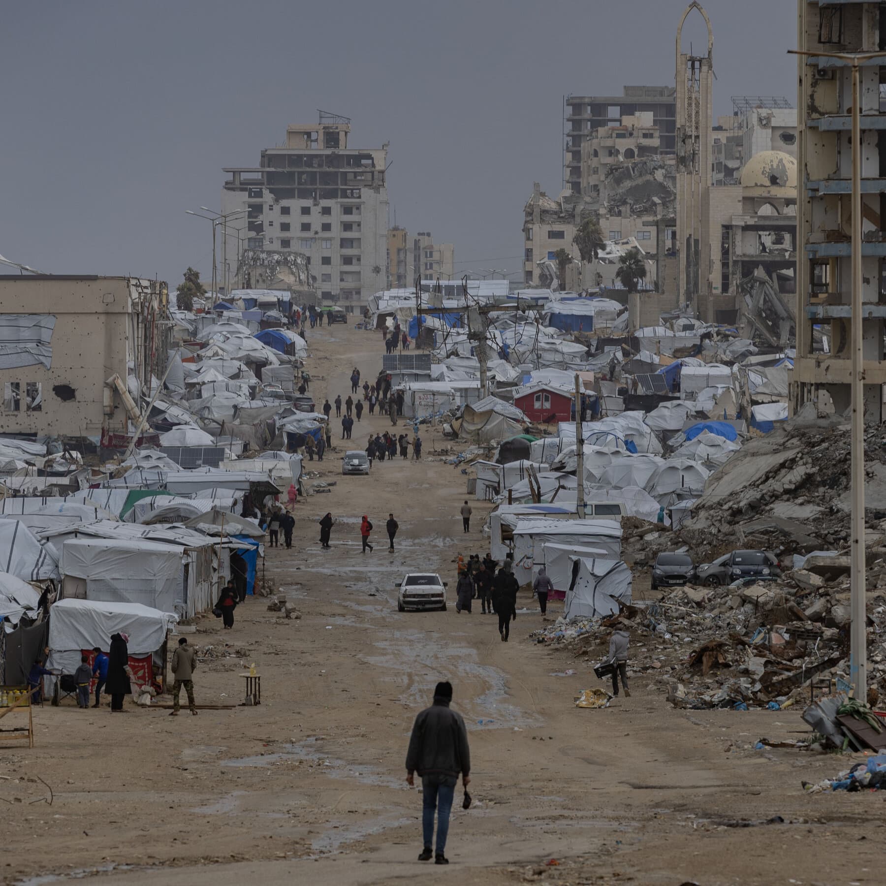 A hyper-realistic photo of Donald Trump sitting at a comically long boardroom table made entirely of gold bars. He is shaking hands with a blurred, tuxedo-wearing oil tycoon who is handing him a burlap sack with a dollar sign on it. Behind them is a map of the Middle East where the borders have been redrawn with Sharpie to look like a golf course.