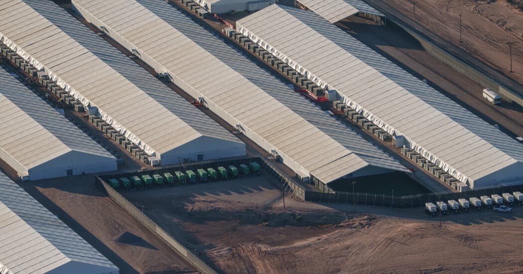 A dark, cynical editorial cartoon style. A faceless figure in a sterile uniform stands over a fallen shadow in a concrete cell. The walls are covered in red tape and bureaucratic forms. In the background, two podiums—one blue, one red—are occupied by politicians shouting into microphones, ignoring the scene below them. The lighting is harsh, cold, and institutional.