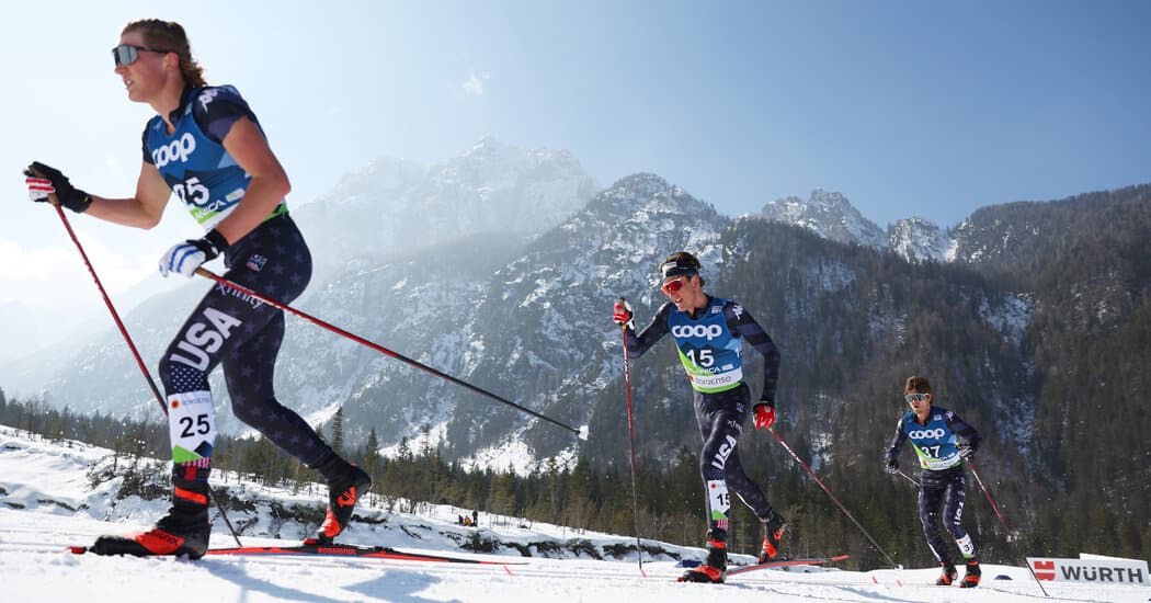 A satirical editorial cartoon showing a group of obese, tuxedo-wearing IOC officials sitting around a boardroom table that is floating in a melting puddle. Outside the window, a mountain peak is bare rock with a tiny patch of artificial snow and a 'SOLD' sign. One official is pointing at a map of Mount Everest with a ski lift drawn on it in crayon. The style is sharp, cynical, and highly detailed, with an acid-green and orange color palette.