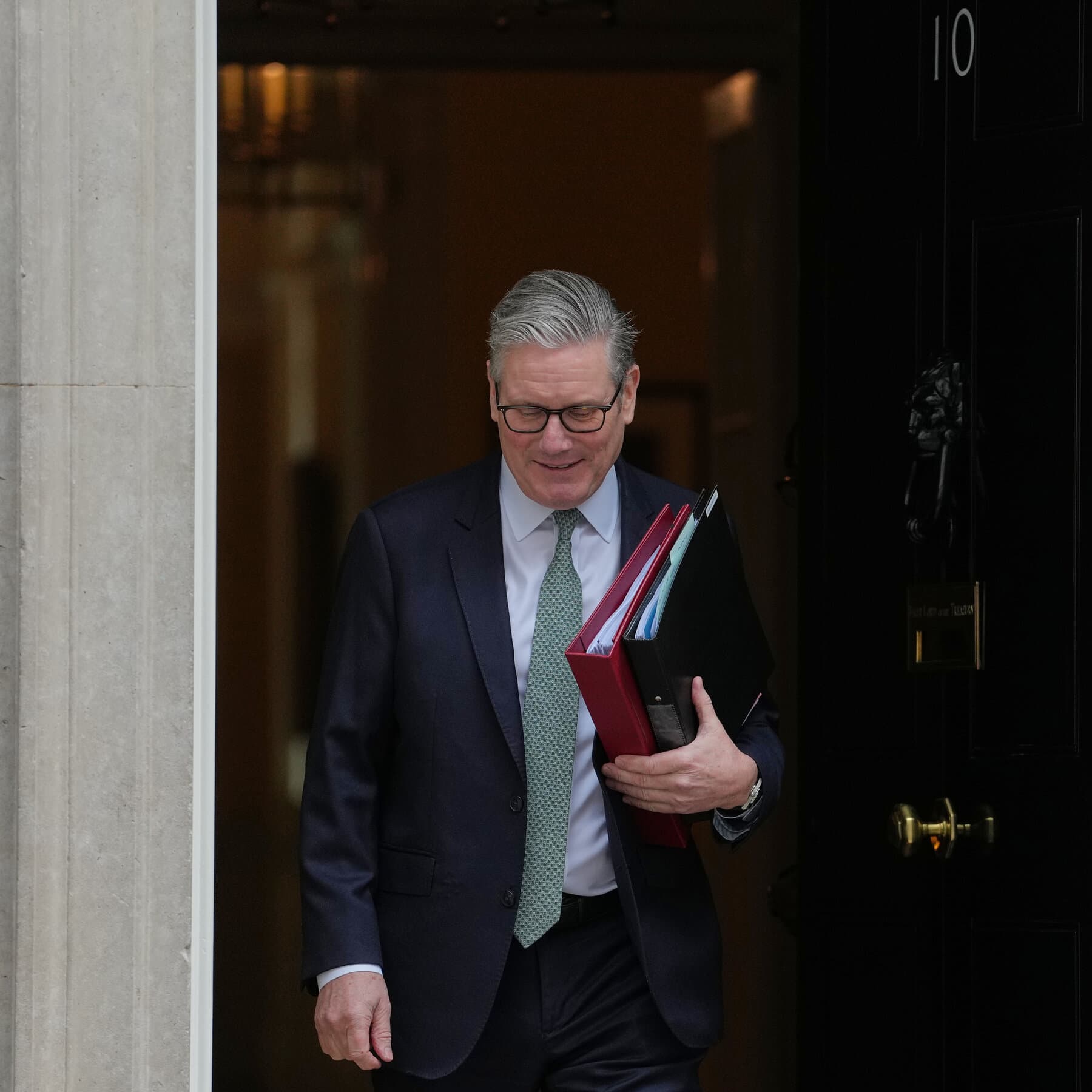 A gritty, noir-style illustration of a spotlight shining on a closed heavy wooden door of a government building, with a discarded golden crown lying in the mud in the foreground.